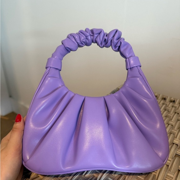 JW PEI Gabbi Ruched Hobo Handbag - Purple - Picture 2 of 4